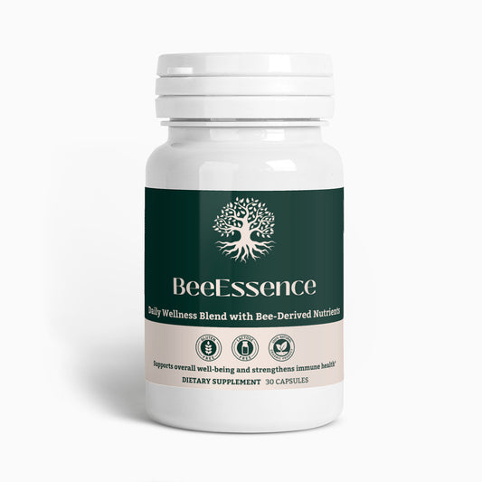 BeeEssence capsules for immune support and vitality with bee bread and Vitamin C