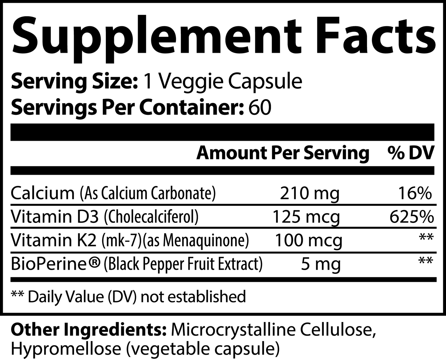 Bone & Cardio Boost supplement with BioPerine for enhanced absorption of essential nutrients.