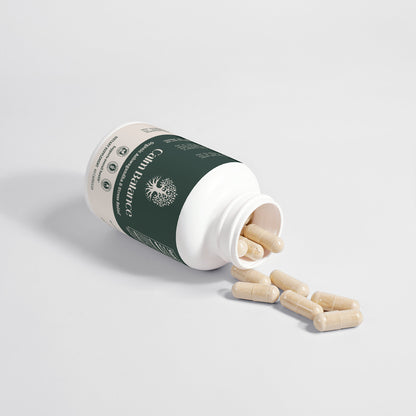 Ashwagandha supplement for stress relief, mental clarity, and hormone balance.