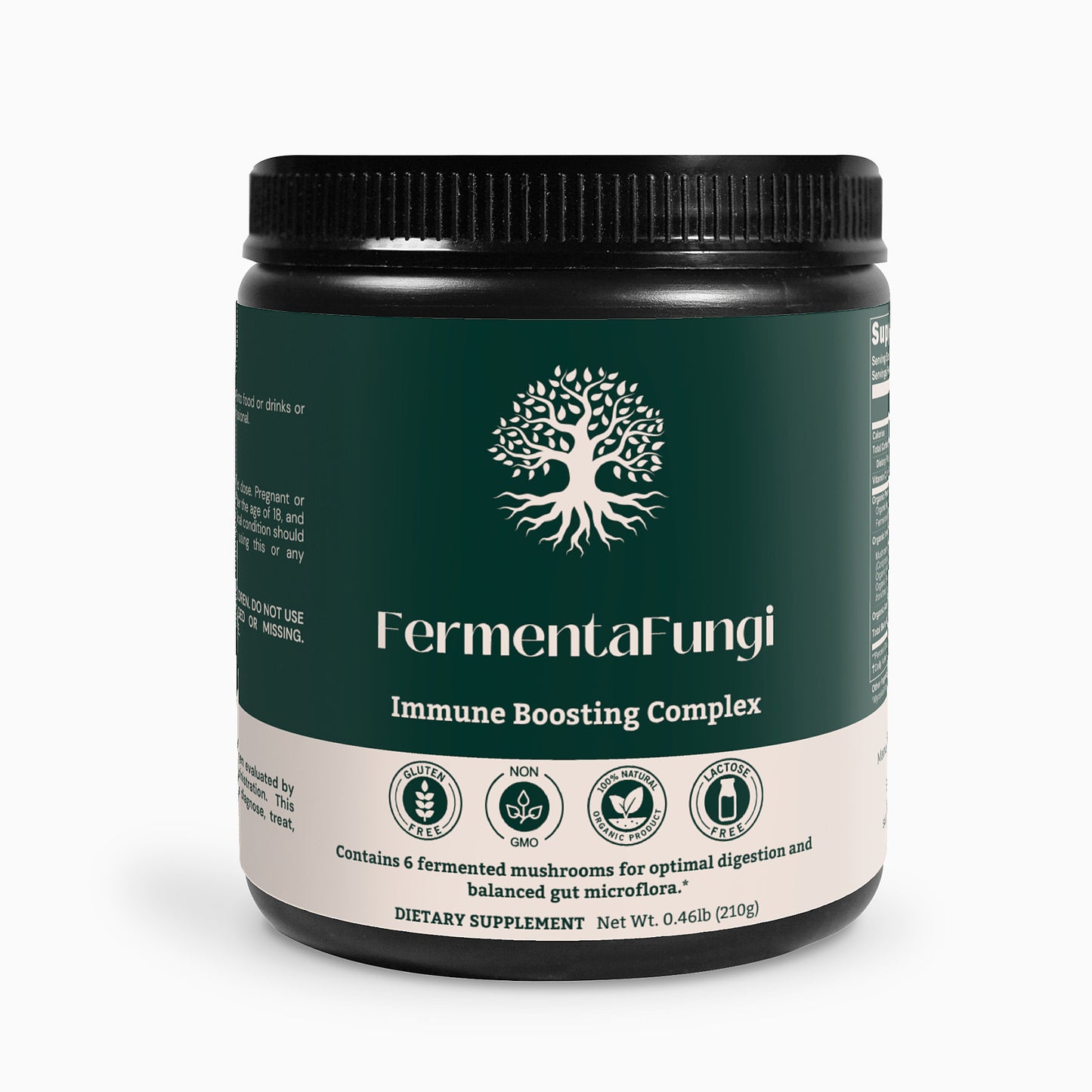 FermentaFungi Immune Complex Bottle - Fermented Mushroom Blend for Immune Health