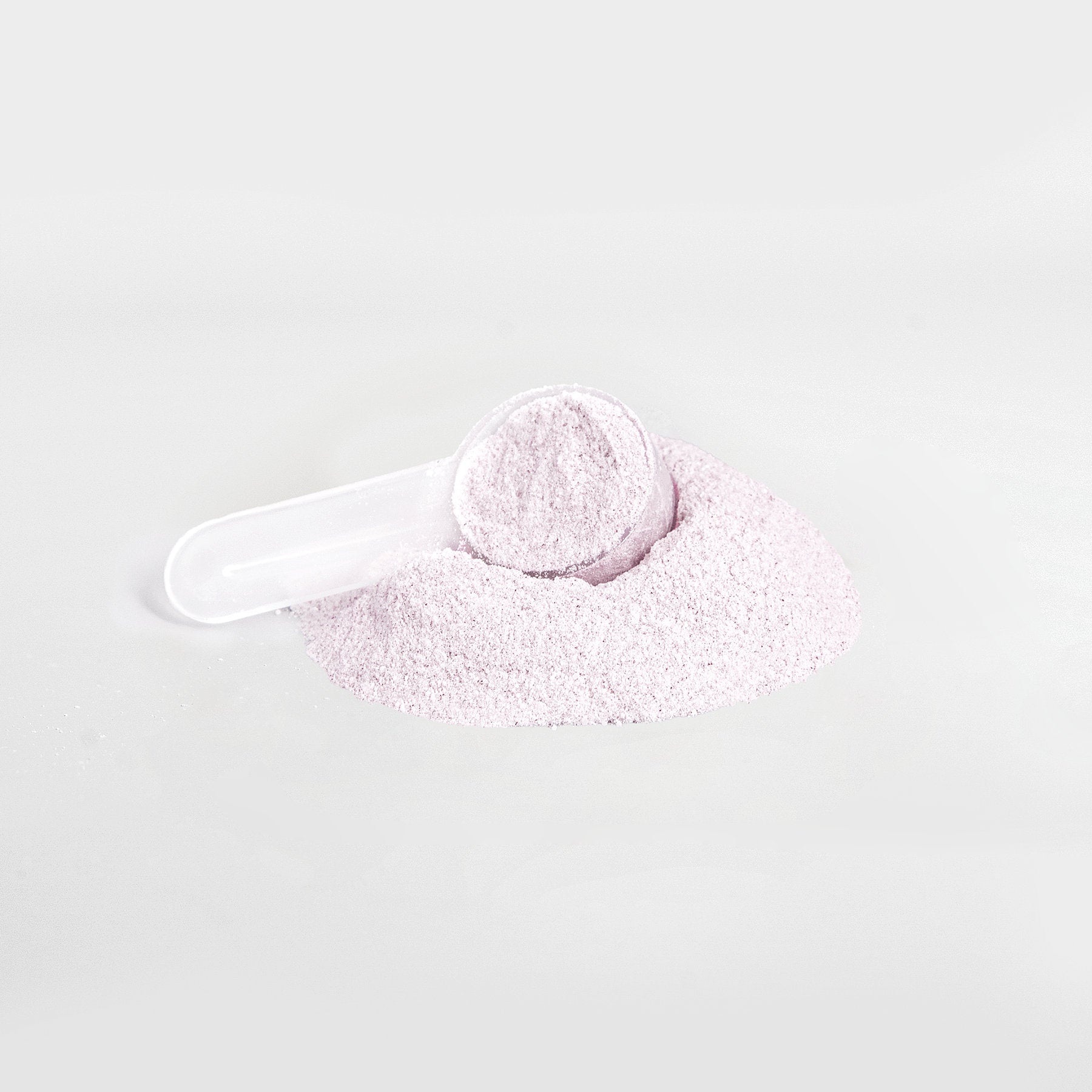 Ingredients in Strawberry Shortcake Energy Powder by Ambedo Wellness, including caffeine, L-theanine, vitamins, and electrolytes for energy and hydration.